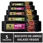 Imagem de Biscoito de Arroz, Kalassi Veggie, 5 Pacotes de 84g