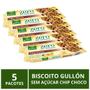 Imagem de Biscoito Gullón, Chip Choco, 5 Pacotes, Sem Açúcar