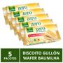 Imagem de Biscoito Gullón, Wafer Baunilha, 5 Pacotes, Sem Açúcar