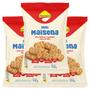 Imagem de Biscoito Mini Maisena Diet, Zero Lactose Lowçucar contendo 3 pacotes de 100g cada