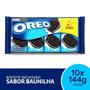 Imagem de Biscoito Oreo Recheado Baunilha Kit 10 Packs De 144G - 4X36G