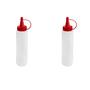 Imagem de Bisnaga Ketchup Mostarda Molhos Grande 400ml Kit Com 2 Unidades