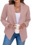 Imagem de Blazer BOFETA, blazer feminino, manga franzida, casual, pacote GG