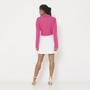 Imagem de Blazer Cropped Alfaiataria Pink Miss Joy 7491 Feminino