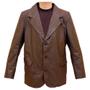 Imagem de Blazer de Couro Masculino SV7527 - Marrom