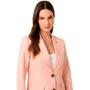 Imagem de Blazer Dudalina Alongado Linho In24 Rosa Feminino