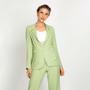 Imagem de Blazer Feminino Alongado Alfaiataria Collab - Verde