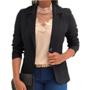 Imagem de Blazer Feminino de Bengaline Fashion Alta Costura Social