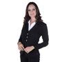 Imagem de Blazer Feminino Manga Longa Confeccionado em Two Way Preto