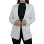 Imagem de Blazer Feminino Milani ML Liso Ana Branco Off - 444