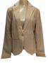 Imagem de Blazer Feminino Tam M - Rovitex Linho  Bege Trigo