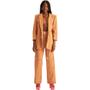 Imagem de Blazer Lança Perfume Alfaiataria Oversized AV23 Marrom Feminino