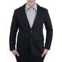 Imagem de Blazer Masculino Ogochi Sarja Cult Slim Plus Size Preto 0715