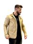 Imagem de Blazer Masculino Sarja Elastano Manga Longa Khaki