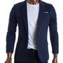 Imagem de Blazer Masculino Slim 2 Botões Corte Italiano Super Oferta 7 Cores - Shopping do Terno