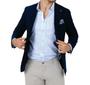 Imagem de Blazer Masculino Slim 2 Botões - Executivo -Melhor Oferta