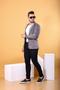 Imagem de Blazer masculino slim com elastano