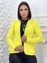 Imagem de Blazer Neopreme Tamanho padrão Feminino Elegante Tendência Moda inverno Clássico Charmosa