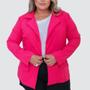 Imagem de Blazer Plus Size Botão Forrado Alfaiataria