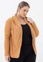 Imagem de Blazer plus size peluciado jaqueta teddy casaco aberto casual inverno 12723a