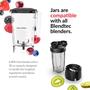 Imagem de Blendtec Designer Series Blender com Jarras WildSide+ e Go Jar - Preto