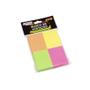 Imagem de Bloco Adesivo Smart Notes 38x51mm Neon - 100fls  4blocos - BRW