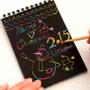 Imagem de Bloco Caderno De Desenho Com Papel Mágico Colorido