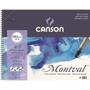 Imagem de Bloco Canson Montval Papel Aquarela 37x46 300 g/m Textura Fina Espiral 60807168