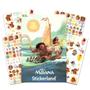 Imagem de Bloco de adesivos Disney Moana STICKERLAND 4PG oficialmente licenciado