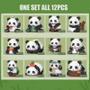 Imagem de Bloco de Construção Mini Panda Estilo Chinês 