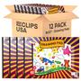 Imagem de Bloco de Desenho E-CLIPS USA para Crianças - 9x12cm, 40 Folhas (Pacote com 12)