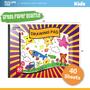 Imagem de Bloco de Desenho E-CLIPS USA para Crianças - 9x12cm, 40 Folhas (Pacote com 12)