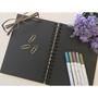 Imagem de Bloco de Desenho Hahnemuhle Black Book com Espiral A5 30 Folhas
