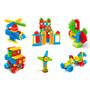 Imagem de Bloco de Montar Brinquedo Educativo Infantil de Encaixar 150 Peças Coloridas Didático Pedagógico