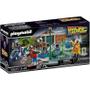 Imagem de Bloco de Montar De Volta Para o Futuro Parte II - Com Fuga de Skate Playmobil - 70634