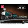 Imagem de Bloco de Montar Trem Locomotiva Th 10 Verde 560 Pecas Steam Locomotive - Jie Star 59001