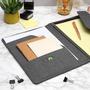 Imagem de Bloco de Notas Portfolio Paper Junkie Professional - Cinza