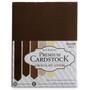 Imagem de Bloco de Papéis para Scrapbook American Crafts  Premium Cardstock Chocolate Lovers 21,6 x 27,9 cm 50 Folhas - 377697