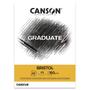 Imagem de Bloco de Papel Bristol Graduate Canson Branco 180g 20 Folhas