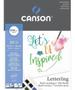 Imagem de Bloco de Papel Canson Lettering Mix Media 200g 20 Folhas