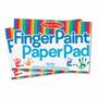 Imagem de Bloco de Papel para Pintura com os Dedos Melissa & Doug (12x18 polegadas) - 50 Folhas, Pacote com 2