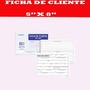 Imagem de Bloco Ficha De Cliente 5x8 100 Folhas Sidgraph 203x127mm