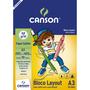 Imagem de Bloco Layout Canson 60g A3 50 Folhas Branco
