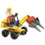 Imagem de Bloco Montar Time Construção Compatível Lego Perfuratriz