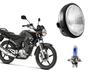 Imagem de Bloco Óptico Fazer 250 Factor 125 + Lâmpada Farol Scud Azul Ano 2007 Até 2009
