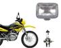 Imagem de Bloco Óptico Xlr 125 Xr 200 Xr 250 + Lâmpada Farol Philips Ano 1989 Até 2008