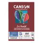 Imagem de Bloco Papel Canson Iris Vivaldi A4 Grená 185g 25 Folhas - 66661513