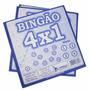Imagem de Bloco Para Bingo Com 100 Folhas 4x1 Bingão Branco 6020 Tamoio