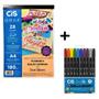Imagem de Bloco Planner e Bullet Journal + Estojo Cis Dual Tip C/10