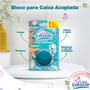 Imagem de Bloco Tablete Sanitário  Floral Rosa para Caixa Acoplada Novo Frescor 45g Com Odor Agradável Descarga Flores Agradável
